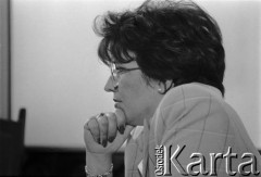 1995, Warszawa, Polska.
Aleksandra Jakubowska.
Fot. Kacper M. Krajewski, zbiory Ośrodka KARTA