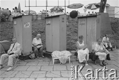 14.07.1995, Warszawa, Polska.
Kongres Świadków Jehowy na stadionie Legii.
Fot. Kacper M. Krajewski, zbiory Ośrodka KARTA