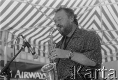 1995, Warszawa, Polska.
Koncert jazzowy.
Fot. Kacper M. Krajewski, zbiory Ośrodka KARTA