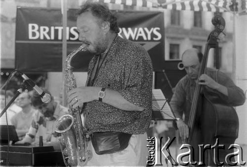 1995, Warszawa, Polska.
Koncert jazzowy.
Fot. Kacper M. Krajewski, zbiory Ośrodka KARTA