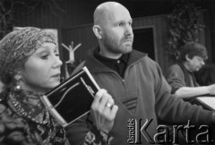1995, Warszawa, Polska.
Jan Wołek - poeta, pieśniarz.
Fot. Kacper M. Krajewski, zbiory Ośrodka KARTA