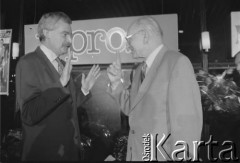 07.12.1995, Warszawa, Polska.
Uroczystość wręczenia Nagród Kisiela, przyznawanej pod patronatem tygodnika 