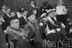 10.1995, Warszawa, Polska.
Inauguracja roku akademickiego na Uniwersytecie Warszawskim.
Fot. Kacper M. Krajewski, zbiory Ośrodka KARTA
