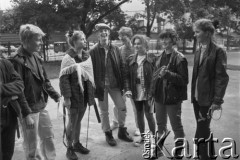 1995, Warszawa, Polska.
Młodzież.
Fot. Kacper M. Krajewski, zbiory Ośrodka KARTA