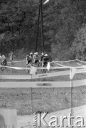 1995, Warszawa, Polska.
Kolarski wyścig przełajowy.
Fot. Kacper M. Krajewski, zbiory Ośrodka KARTA
