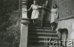 Lipiec 1946, Hamburg-Bergedorf, Niemcy.
Polska Misja Repatriacyjna w Lubece, Oddział w Bergedorfie. Siedziba Polskiego oficera łącznikowego.
Fot. NN, zbiory Ośrodka KARTA, album Zofii i Czesława Michalskich, przekazał Adam Pyrek

