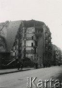 19.11.1939, Warszawa.
Ul. Twarda od ul. Pańskiej (?) 
Fot. F. Krabicka, zbiory Ośrodka KARTA, udostępniła Agata Bujnowska