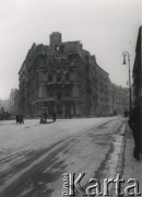 19.11.1939, Warszawa.
Zbieg ulic Szpitalnej i Zgody - kawiarnia Szwajcarska.
Fot. F. Krabicka, zbiory Ośrodka KARTA, udostępniła Agata Bujnowska