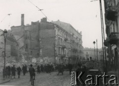 19.11.1939, Warszawa.
Ul. Twarda od ul. Pańskiej. 
Fot. F. Krabicka, zbiory Ośrodka KARTA, udostępniła Agata Bujnowska