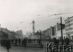 19..11.1939, Warszawa. 
Ulica Chłodna - widok od ulicy Solnej.
Fot. F. Krabicka, zbiory Ośrodka KARTA, udostępniła Agata Bujnowska