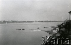 21.04.1940, Warszawa.
Wisła na wysokości Bielan.
Fot. F. Krabicka, zbiory Ośrodka KARTA, udostępniła Agata Bujnowska