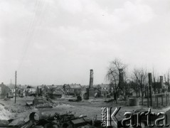 19.04.1940, Ryki.
Zabudowania zniszczone działaniami wojennymi. 
Fot. F. Krabicka, zbiory Ośrodka KARTA, udostępniła Agata Bujnowska