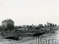19.04.1940, Ryki.
Zabudowania zniszczone działaniami wojennymi. 
Fot. F. Krabicka, zbiory Ośrodka KARTA, udostępniła Agata Bujnowska