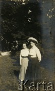 1910, Bystrampol, pow. Poniewież, gub. Kowno, Rosja.
Kobiety.
Fot. NN, zbiory Ośrodka KARTA, udostępniła Barbara Krzystek
