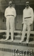 1922-1923, Warszawa, Polska.
Warszawski Lawn-Tennis-Klub. Tenisiści.
Fot. NN, zbiory Ośrodka KARTA, udostępniła Barbara Krzystek