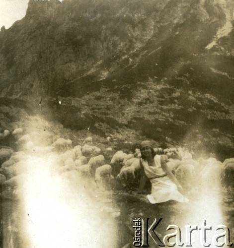7-8.07.1930, okolice Zakopanego, Polska
Józefa Grochola w czasie wycieczki górskiej.
Fot. NN, zbiory Ośrodka KARTA, przekazała Wiesława Grochola