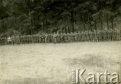 21.08.1930, Cyranka pod Mielcem, Polska.
1 kompania karabinów maszynowych 75 pułku piechoty na strzelnicy bojowej.
Fot. NN, zbiory Ośrodka KARTA, przekazała Wiesława Grochola