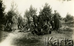 11.09.1929, Selwa, Polska.
Major Marian Sytniewski, kapitan rezerwy Skrzypek, porucznik rezerwy dr Piech, kapitan Władysław Grochola. 
Fot. NN, zbiory Ośrodka KARTA, przekazała Wiesława Grochola