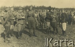 Październik 1934, Kijewo pod Chełmnem, Polska.
Koncentracja letnia 15 Dywizji Piechoty.
Fot. NN, zbiory Ośrodka KARTA, przekazała Wiesława Grochola