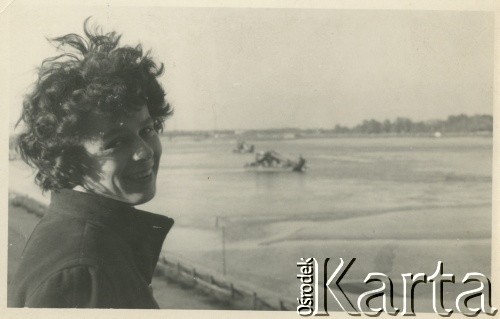 1959, Warszawa, Polska. 
Wiesława Grochola.
Fot. NN, zbiory Ośrodka KARTA, przekazała Wiesława Grochola