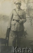 Ok. 1920, Warszawa, Polska.
Władysław Grochola mundurze Armii gen. Hallera.
Fot. NN, zbiory Ośrodka KARTA, przekazała Wiesława Grochola