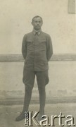Ok. 1917, Polska.
Porucznik Władysław Grochola w mundurze c.k. armii.
Fot. NN, zbiory Ośrodka KARTA, przekazała Wiesława Grochola
