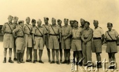 1941, El Amiriya koło Aleksandrii, Egipt.
Żołnierze Samodzielnej Brygady Strzelców Karpackich na terenie bazy wojskowej.
Fot. NN, zbiory Ośrodka KARTA, przekazała Wiesława Grochola