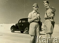 1941, El Amiriya koło Aleksandrii, Egipt.
Żołnierze Samodzielnej Brygady Strzelców Karpackich na terenie bazy wojskowej.
Fot. NN, zbiory Ośrodka KARTA, przekazała Wiesława Grochola