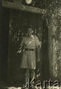 Lipiec 1940, Jerozolima, Palestyna.
Żołnierz Samodzielnej Brygady Strzelców Karpackich, Roman Guziorski.
Fot. NN, zbiory Ośrodka KARTA, album przekazała Wiesława Grochola