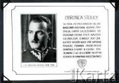 1939, Polska.
Kronika Krotoszyńska. Portret por. Mariana Pukackiego, żołnierza 56 Pułku Piechoty Wielkopolskiej, poległego w trakcie walk w Szczęśliwicach k. Warszawy.
Fot. NN, zbiór Ośrodka KARTA, album przekazała Wiesława Grochola