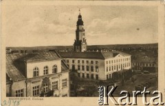 Lata 20., Drohobycz, woj. lwowskie, Polska.
Ratusz.
Fot. NN, zbiory Ośrodka KARTA, przekazała Janina Kuszell