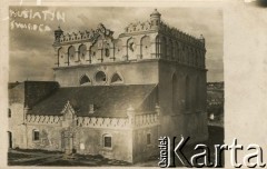 Przed 1939, Husiatyn, pow. Kopyczyńce, woj. tarnopolskie, Polska.
Synagoga.
Fot. NN, zbiory Ośrodka KARTA, przekazała Janina Kuszell