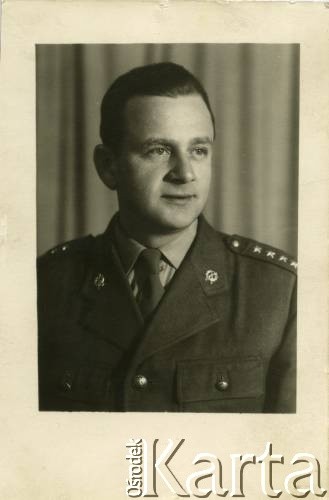 Po 1945, Maków Podhalański, woj. krakowskie, Polska.
Kapitan ludowego Wojska Polskiego.
Fot. NN, Foto 