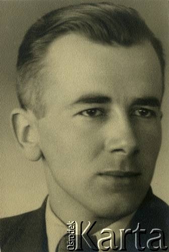 Ok. 1947, Biała Krakowska, woj. śląskie, Polska.
Witold Staszkiewicz (1923-1950). 
Fot. NN, kolekcja Witolda Staszkiewicza, zbiory Ośrodka KARTA 

