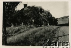 1941, Biała Krakowska, Prowincja Górny Śląsk, III Rzesza Niemiecka.
Dom państwa Staszkiewiczów przy ul. Mikołaja Reja 15.
Fot. NN, kolekcja Witolda Staszkiewicza, zbiory Ośrodka KARTA