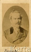 Początek XX wieku, brak miejsca.
Prawdopodobnie Stanisław Józef Siennicki (1834-1897) - bibliotekarz, bibliograf, kolekcjoner. 
Fot. NN, kolekcja Witolda Staszkiewicza, zbiory Ośrodka KARTA