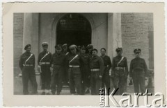 10.03.1946, Macerata, Włochy.
Żandarmeria 2. Korpusu Polskiego.
Fot. NN, zbiory Ośrodka KARTA, udostępniła Anna Kołodziejska