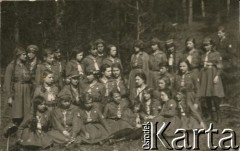 1922, Wileńszczyzna, Polska.
Grupa harcerek.
Fot. NN, zbiory Ośrodka KARTA, przekazał Emil Mieszkowski