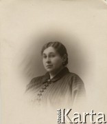 Początek XX wieku, brak miejsca.
Zofia Czaplicka.
Fot. St. Brzozowski, zbiory Ośrodka KARTA, przekazał Emil Mieszkowski