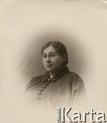 Początek XX wieku, brak miejsca.
Zofia Czaplicka.
Fot. St. Brzozowski, zbiory Ośrodka KARTA, przekazał Emil Mieszkowski
