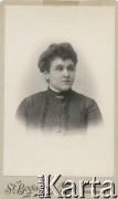 1890-1900, Warszawa, Polska pod zaborem rosyjskim.
Maria Pronaszko.
Fot. Stanisław Bogacki, zbiory Ośrodka KARTA, przekazał Emil Mieszkowski