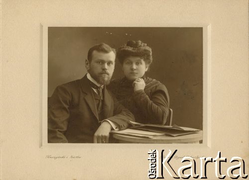 1907-1912, Kraków, Galicja, Austro-Węgry.
Stanisław i Maria Pronaszko.
Fot. J. Kuczyński & Gürtler, zbiory Ośrodka KARTA, przekazał Emil Mieszkowski