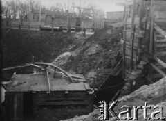 1927-1929, Płock, Polska.
Budowa Elektrowni Miejskiej w Radziwiu.
Fot. NN, zbiory Ośrodka KARTA