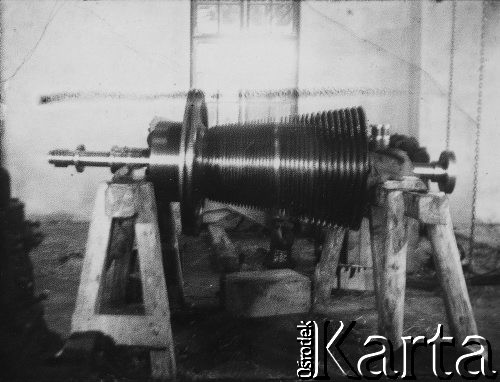 1927-1929, Płock, Polska.
Budowa Elektrowni Miejskiej w Radziwiu.
Fot. NN, zbiory Ośrodka KARTA
