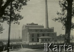 Ok. 1929, Płock, Polska.
Budynek Elektrowni Miejskiej w Radziwiu.
Fot. NN, zbiory Ośrodka KARTA