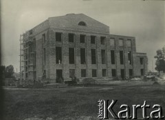 1927-1929, Płock, Polska.
Budowa Elektrowni Miejskiej w Radziwiu.
Fot. NN, zbiory Ośrodka KARTA
