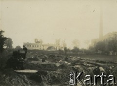 1927-1929, Płock, Polska.
Budowa Elektrowni Miejskiej w Radziwiu.
Fot. NN, zbiory Ośrodka KARTA