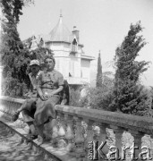 1936, prawdopodobnie Rumunia lub Turcja.
Witold Lis-Olszewski i Henryka Lis-Olszewska podczas podróży zagranicznej.
Fot. NN, kolekcja Witolda Lis-Olszewskiego, zbiory Ośrodka KARTA