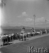 1936, Konstanca, Rumunia.
Witold Lis-Olszewski i Henryka Lis-Olszewska na nabrzeżu.
Fot. NN, kolekcja Witolda Lis-Olszewskiego, zbiory Ośrodka KARTA