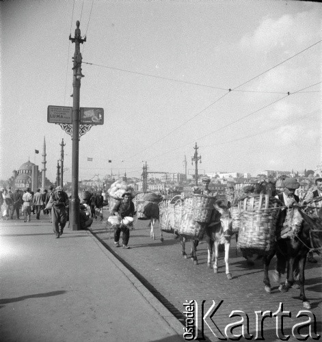 1936, Stambuł, Turcja.
Ruch uliczny.
Fot. NN, kolekcja Witolda Lis-Olszewskiego, zbiory Ośrodka KARTA